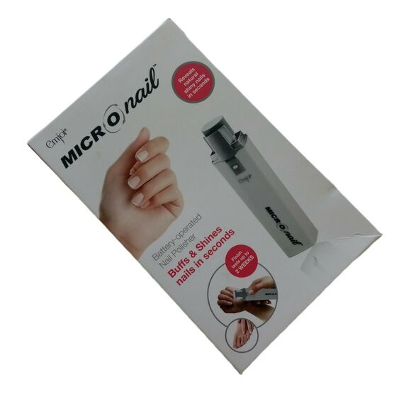 Emjoi Micro Nail Polisher Buffs Smooths Shines DIY Healthy Nails Home Care Kit - Picture 11 of 11